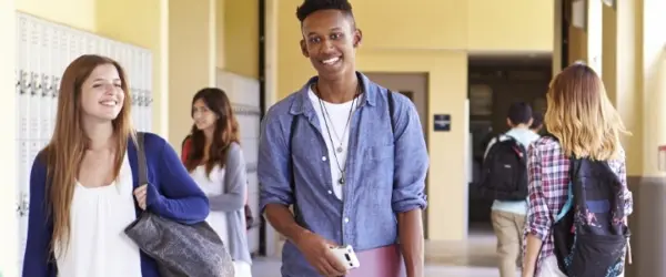 Students in a school setting